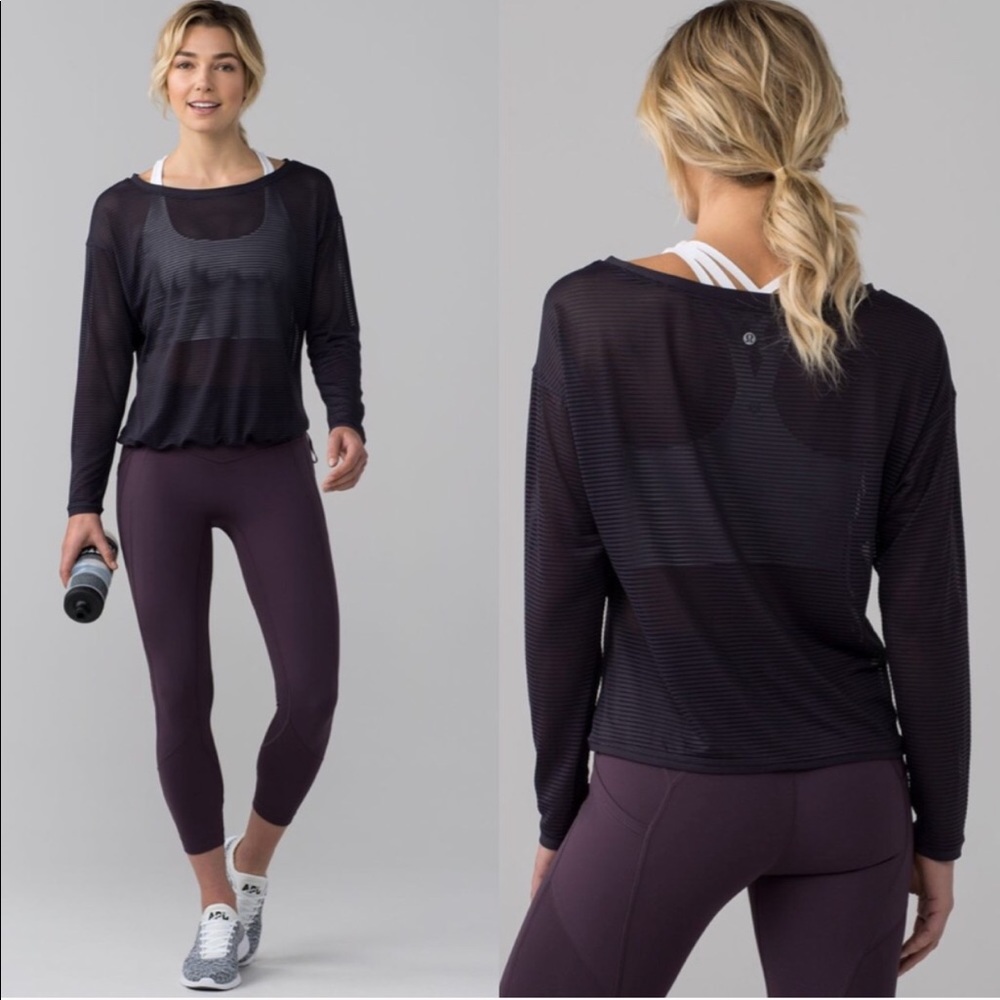 LULULEMON mesh long sleeve